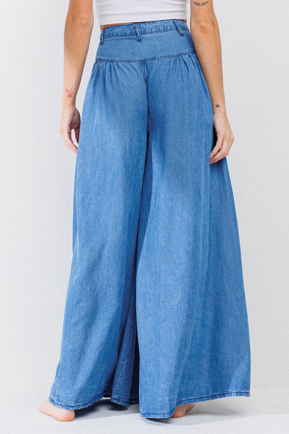 Chambray Pants