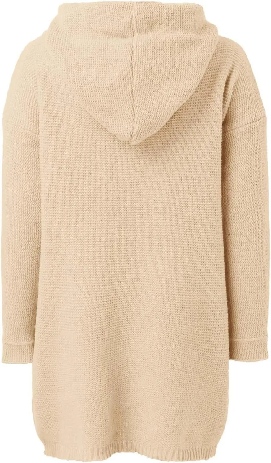 iLH Cardigan Sweaters for Women Casual Loose Open Front Sweater Coats Chunky Cable Knit Coat Fall Winter Hooded Outwear