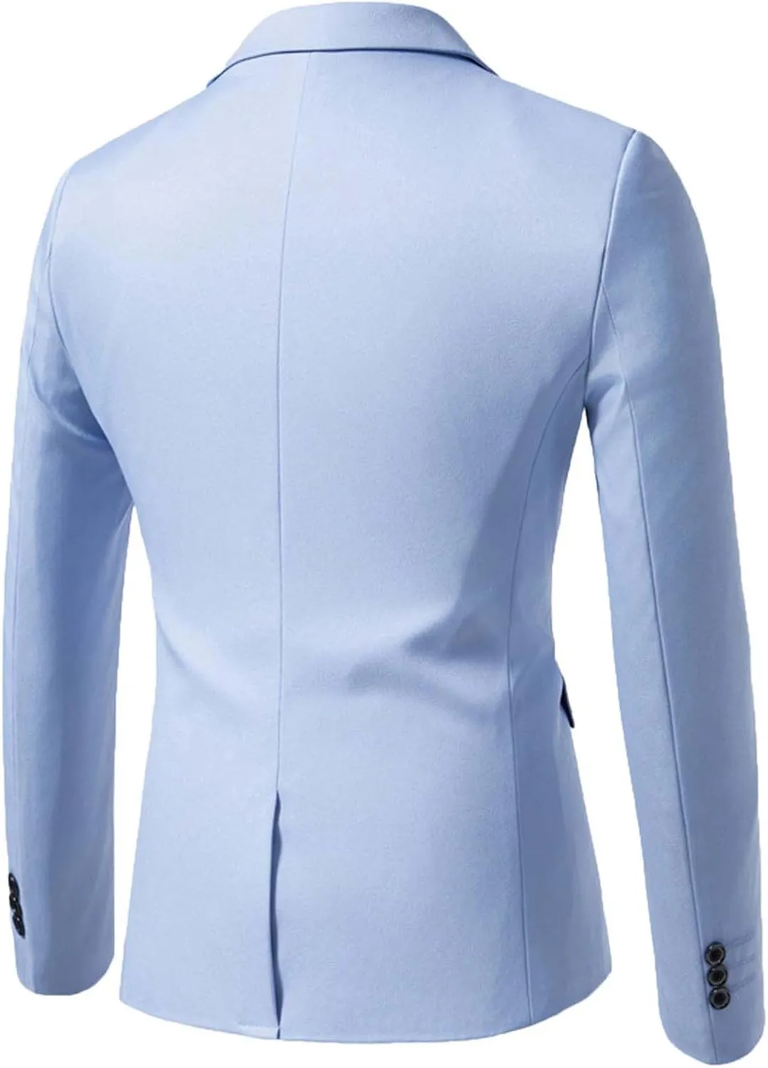 Mens Casual Blazer One Button Slim fit Lightweight Sport Coat Lapel Neck Long Sleeve Suit Blazer Jacket with Pockets