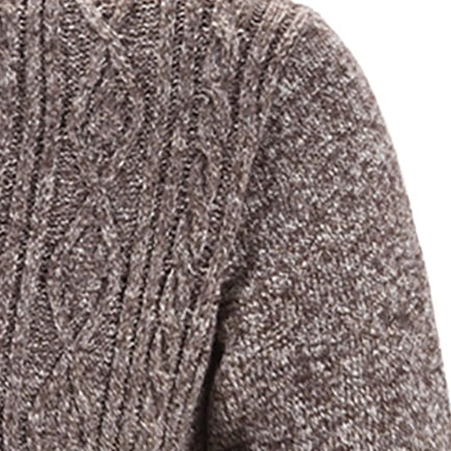 tuduoms Mens Thermal Chunky Knit Sweater Coat Full Zip Fleece Lined Cardigan Jacket Winter Long Sleeve Knitwear Sweatershirt