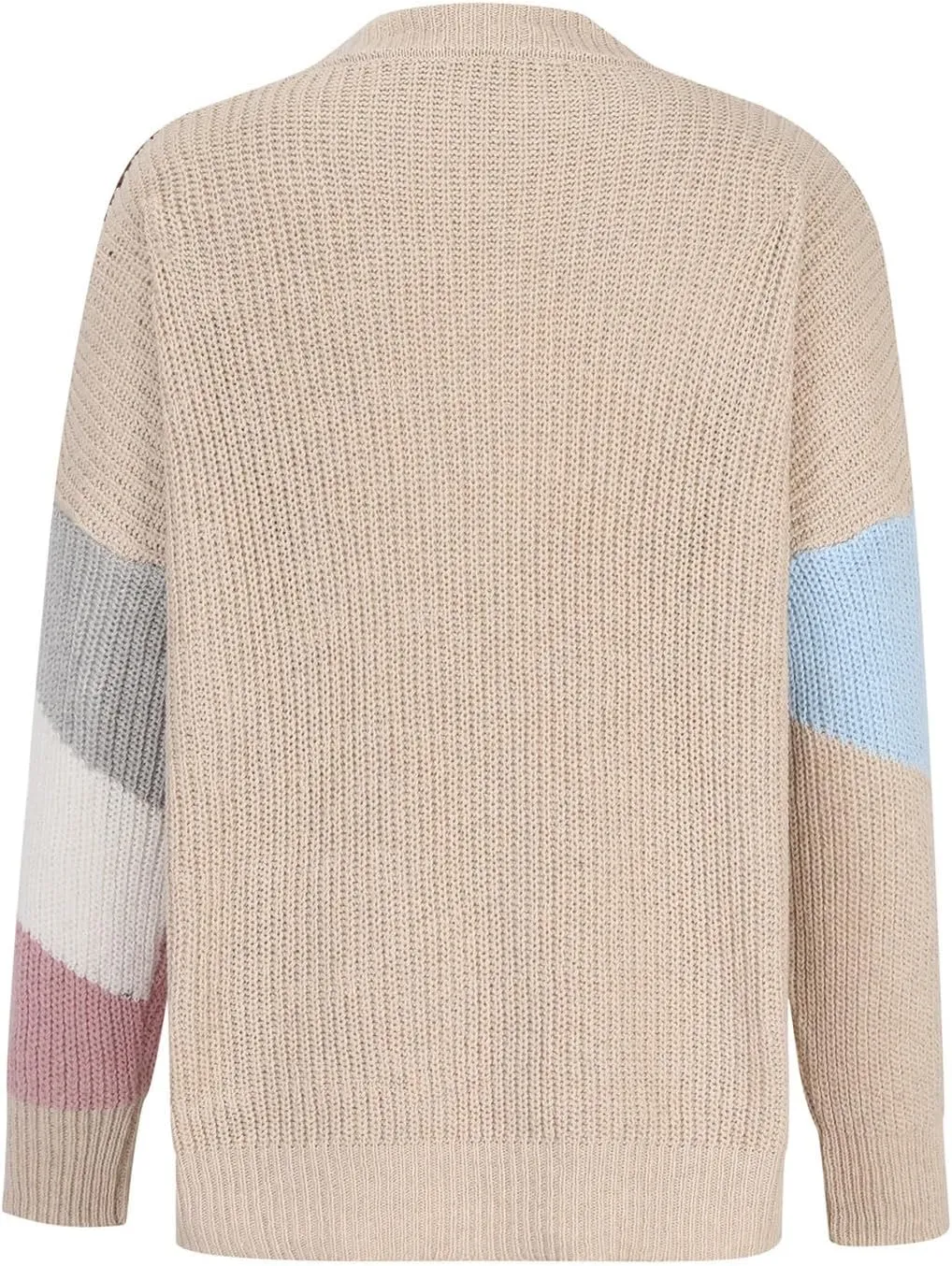 Womens 2023 Cardigan Sweaters Fall Open Front Button Long Sleeve Ribbing Knitted Coat Casual Chunky Knit Outerwear