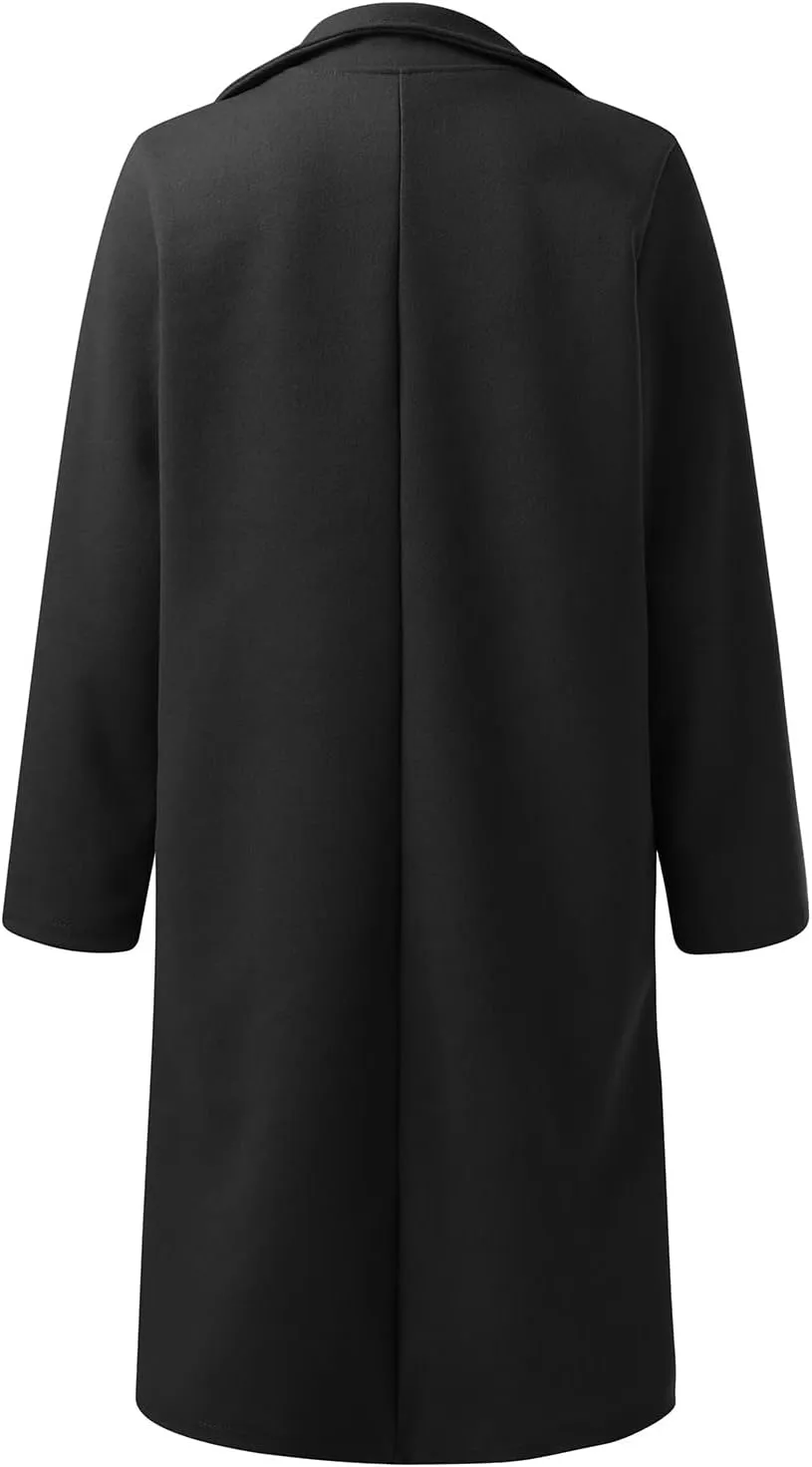 Women's Cardigans 2025 Fall Casual Dressy Long Sleeve Open Front Knit Long Cardigan Sweater Jacket Blazer Coatigan