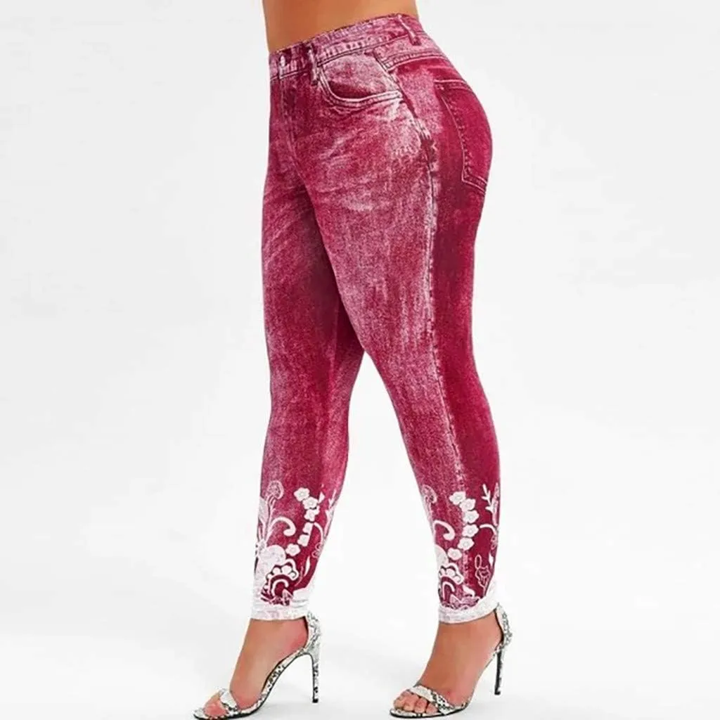 Womens Classic Skinny Jeans Fashion High Rise Pull On Skinny Leg Slimming Fitted Denim Ankle Jeans Pants