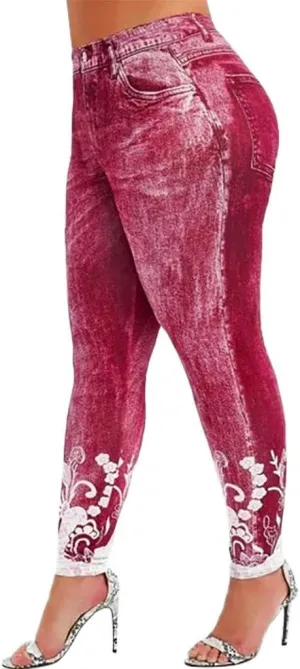 Womens Classic Skinny Jeans Fashion High Rise Pull On Skinny Leg Slimming Fitted Denim Ankle Jeans Pants